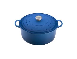 13.25qt Signature Cast Iron Round Dutch Oven Marseille