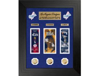 LA Dodgers 2024 World Series Ticket Photo Mint Deluxe
