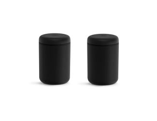 Fellow Atmos 1.2L Vacuum Canister - Matte Black - Set of 2