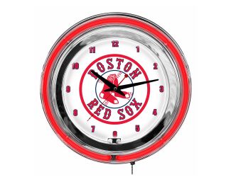 Boston Red Sox 14" Neon Clock