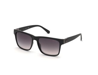 Mens Shiny Black/Smoke Sunglasses