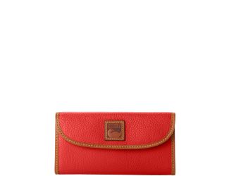 Pebble Grain Continental Clutch
