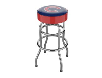 Chicago Cubs Chrome Bar Stool