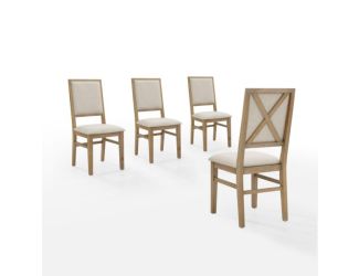 Joanna 4-Piece Upholstered Back Dining Chair Set