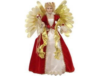 32-In. Standing Angel Figurine with Music, Lights, and Motion, Christmas Animatronic