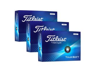 Tour Soft Golf Balls - White - 3 Dozen