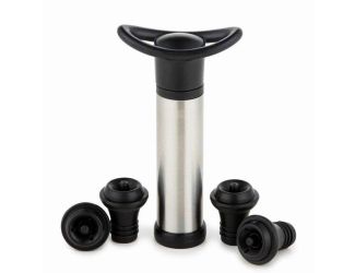 Wine Saver Vacuum Pump w/ 4 Stoppers