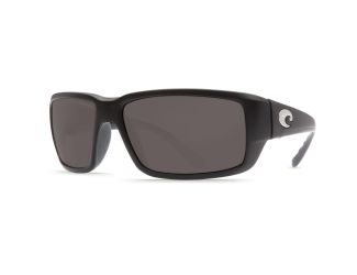 Fantail Polarized Sunglasses - Matte Black/Gray