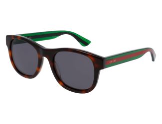Men's Round-frame Sunglasses - Havana