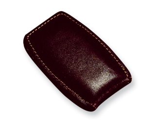 Brown Leather Money Clip