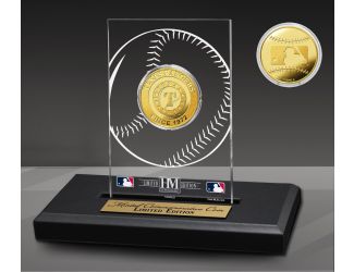 Texas Rangers Acrylic Gold Coin