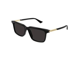 Mens Classic Rectangular Sunglasses-Black