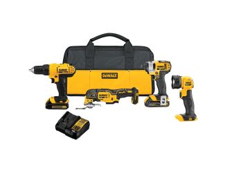 20 MAX 4 Tool Combo Kit - Drill/Driver Impact Driver Multi-Tool Work Light