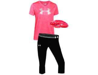 Girls SS Tee/Capri Headband Set