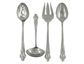 4pc Fleur de Lis Hostess Set