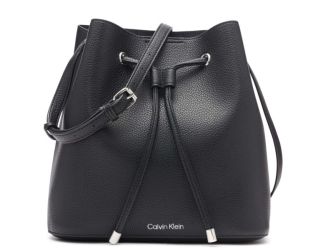 Gabrianna Novelty Bucket Shoulder Bag - Black/Silver