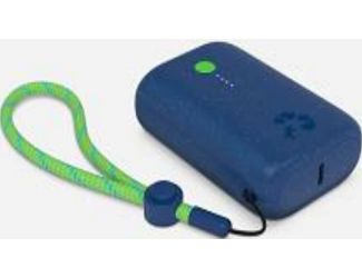 Nimble CHAMP 10000 mAh 22.5W PD Battery Dual USB-C made with Recycled Materials-Blue