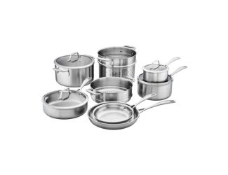 Spirit 3-Ply 12pc Stainless Steel Cookware Set