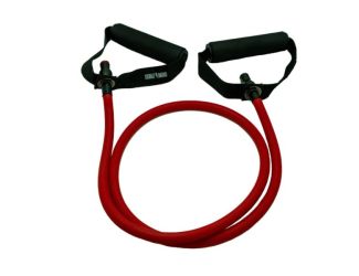 Gronk Fitness Resistance Tubes w/ Handle 50lb RED