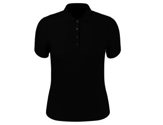 Callaway Opti-Dri Womens Tournament Golf Polo - Caviar Black/M