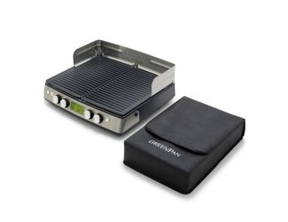 Elite XL Smoke-Less Grill & Griddle Premier Stainless Steel