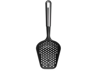 Jeanne Fitz Nylon Measuring Scoop Colander, Black