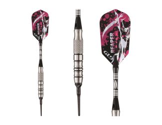 Viper Grim Reaper Tungsten Soft Tip Darts Black Rings 16 Grams