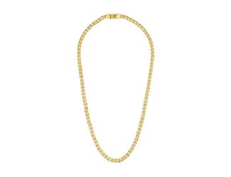 Link 8MM 24" Stainless Steel Necklace - Gold