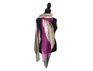 Milagro Tie-Dye Striped Scarf