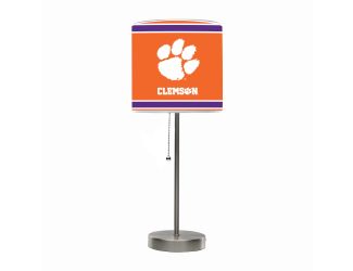 Clemson University Chrome Lamp