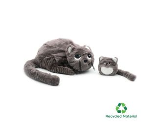 Les Ptipotos Mom & Baby Cat - Mint