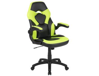Green/Black X10 Series Ergonomic Racing Style Gaming Chair