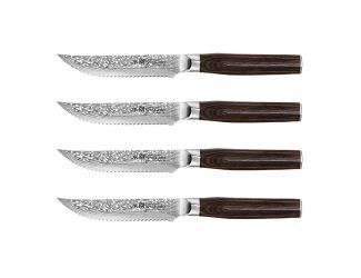 Damashiro 4pc Emperor 4.5 inch Steak Knife Set