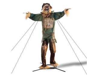 15-ft. Animatronic Scarecrow with Lights and Sound, Outdoor Halloween Decoration