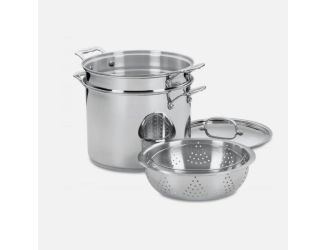 12 Qt. Pasta/Steamer Set (4-Pc.)