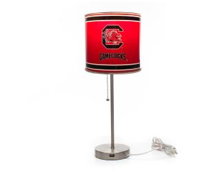 University Of South Carolina Chrome Lamp