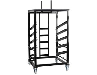 Cocktail Table Dolly with Sloped Shelves for 30" Round Tables