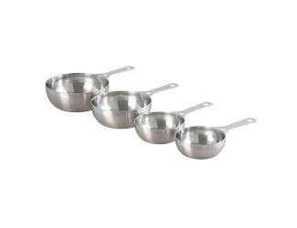 4pc Stainless Steel Batch Baking Measuring Cups