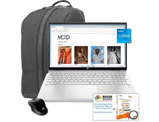 15.6" Touchscreen Notebook Intel + backpack and wireless mouse