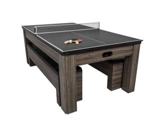 Atomic - Northport 3-in-1 Dining Table with Air-Powered Hockey and Table Tennis