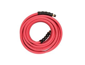 50' x 3/8" ID Rubber Air Hose with 1/4" NPT Brass Fittings