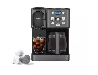Coffee Center 2-IN-1 Coffeemaker - Black Stainless