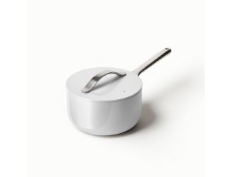 3qt Nonstick Ceramic Saucepan Gray