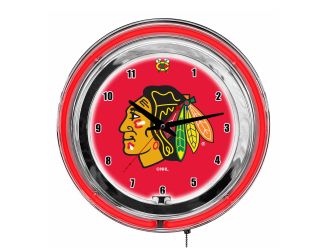 Chicago Blackhawks 14" Neon Clock