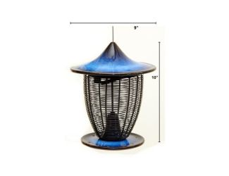 Pagoda Bird Feeder Sandy Blue