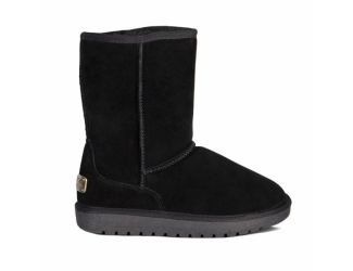 Womens 9" Boot-Black-5