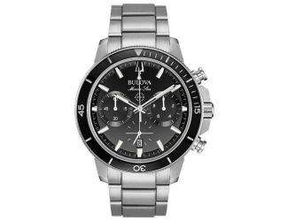 Men's Marine Star Watch SS with Black Dial