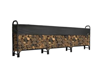 Heavy Duty Firewood Rack w/Cover