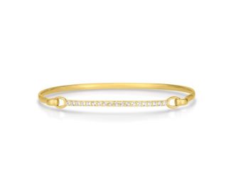 White Topaz Vermeil Cuff Bracelet