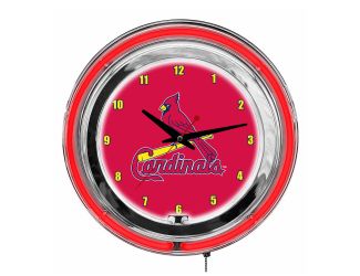 St. Cardinals 14" Neon Clock